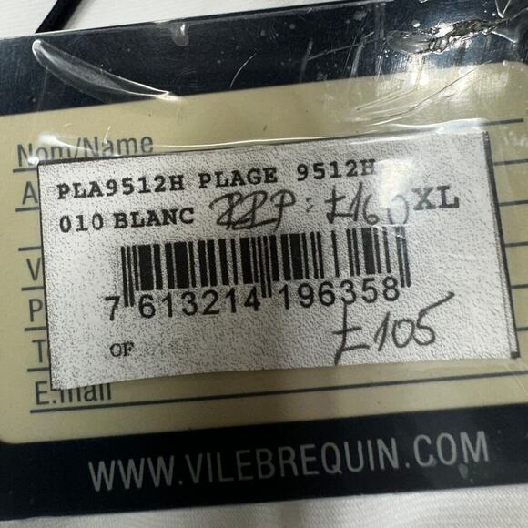 NWT Vilebrequin Men's XL White Cotton Straight Leg Dress‎ Pant Zip Fly Trouser - Picture 6 of 10